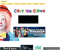 Tablet Screenshot of corytheclown.com